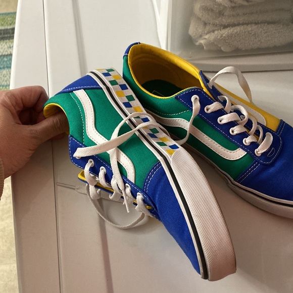 Ward Boys vans size yt(youth)7, 8 1/2 -9in women’s - Picture 6 of 11